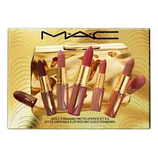 Kit Batons Gold Standard Mac Give Them Gold Cor Unica Foto mini  3