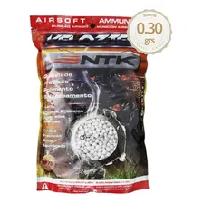 Kit Bb Airsoft 0,30g Velozter Ntk Branca 2 Pacotes 7000 Unid Foto mini 2