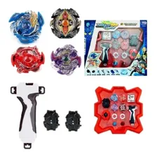 Kit Beyblade 4 In 2 + 2 Lançadores + Arena Foto mini  3
