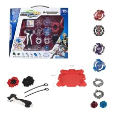 Kit Beyblade 4 In 2 + 2 Lançadores + Arena Foto mini  2