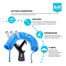 Kit Bico De Ar E Mangueira Mola 10mt Para Compressor Ar Foto mini 2