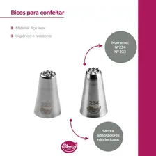 Kit Bico De Confeiteiro Para Bolos Modelo Chuveirinho 2 Un Foto mini 3