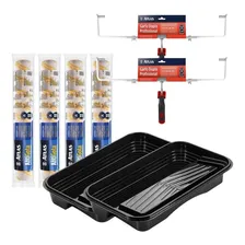 Kit Big Atlas Com 2 Bandeja + 2 Garfo+ 4 Rolo Antigota 46cm Foto  mini 1