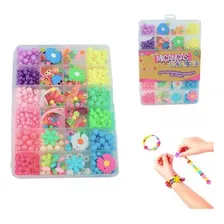 Kit Bijuteria Joalheria Miçanga Pedraria Pulseira Artesanato Foto  mini 1