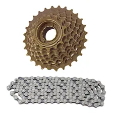 Kit Bike 21v Gta Rapdfire Pedivela Cambios Catraca Corrente Foto mini 4