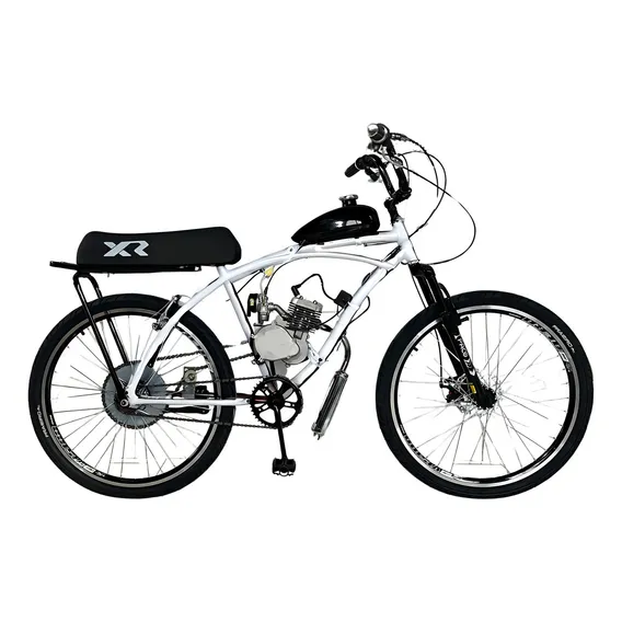 Kit Bike Bicicleta DESMONTADA Banco Xr + Motor 80cc Moskito DESMONTADO Cor Branca Tamanho Do Quadro 17 Foto 1
