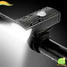 Kit Bike Farol Lanterna Sinalizador Recarregável Usb K131 Cor Preto Foto mini 4