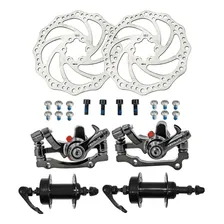 Kit Bike Freios A Disco Mecanico Gta + Cubos 36 Furos Aços Foto mini 1