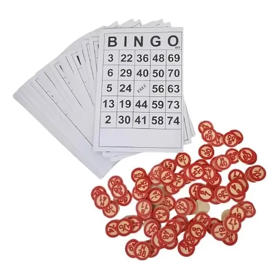 Kit Bingo De Madeira E Papel Cartelas E Pedras Foto 1