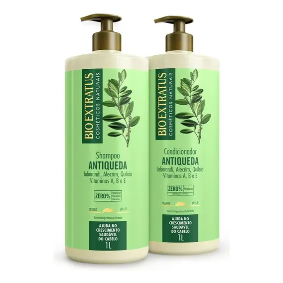 Kit Bio Extratus Antiqueda Jaborandi Shampoo E Condicionador Foto 1