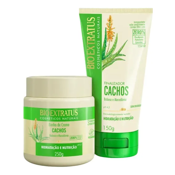 Kit Bio Extratus Cachos Banho Creme 250ml+finalizador 150g Foto 1