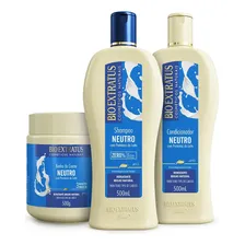 Kit Bio Extratus Neutro Trio 500ml (sh/cd/bc) Brilho Natural Foto mini 1