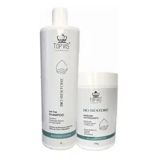 Kit Bio Restore Shampoo E Máscara 1kg Profissional Top Vis Foto  mini 1
