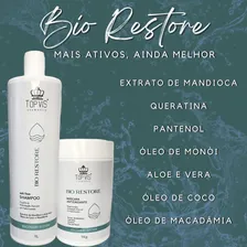 Kit Bio Restore Shampoo E Máscara 1kg Profissional Top Vis Foto mini  2