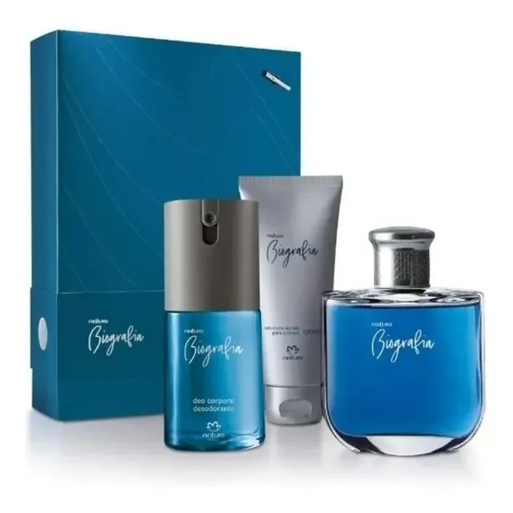 Kit Biografia Masculino Natura Presente Foto 1