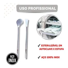 Kit Bisturi Calos Plantar + Bisturi Dorsal Podologia Inox Foto mini 4