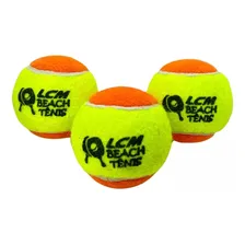Kit Bola Beach Tennis Bola Bolinha Tênis Com 03 Unidades Lcm Foto  mini 1