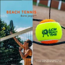 Kit Bola Beach Tennis Bola Bolinha Tênis Com 03 Unidades Lcm Foto mini 4