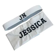 Kit Bolsa Feminina + Chapéu Personalizado + Faixas Extras Cor Bege/preto Foto mini 3