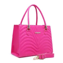 Kit Bolsa Feminina Transversal Ombro + Bolsa Pequena Lateral Cor Pink Foto mini 3