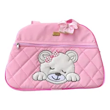 Kit Bolsa Maternidade Ursa Laço Com Saída Maternidade Foto mini  3