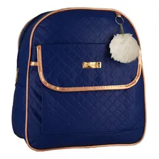 Kit Bolsa Saída Maternidade Mala Multifuncional Com Mochila Cor Azul-marinho Foto mini  3