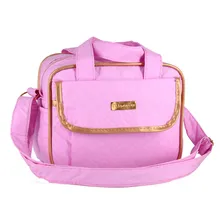Kit Bolsa Saída Maternidade Mala Multifuncional Com Mochila Cor Rosa-claro Foto mini 4