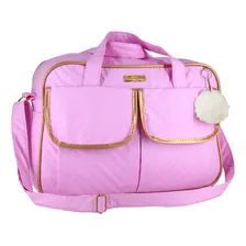 Kit Bolsa Saída Maternidade Mala Multifuncional Com Mochila Cor Rosa-claro Foto mini  2