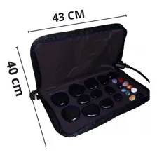 Kit Bolsa Térmica 127v + 12 Pedra Quente Vulcânica Massagem Foto mini 3