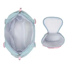 Kit Bolsas Maternidade +porta Mamadeira Azul Lilica Ripilica Foto mini 4