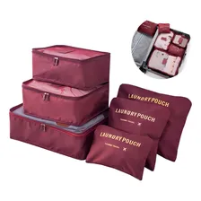 Kit Bolsas Organizadoras De Mala Para Viagem 6 Pçs Multiuso Foto mini 1