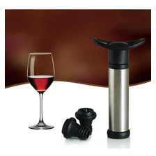 Kit Bomba A Vácuo Para Vinho Com 2 Rolhas Tampa Garrafa Foto mini 4
