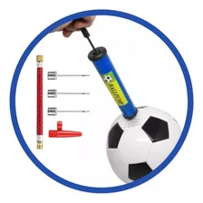 Kit Bomba De Ar E Bicos Para Encher Bola Futebol Futvolei Foto mini 2