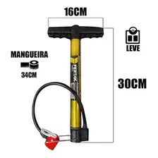Kit Bomba De Encher Pneu Bola Bomba Com Bico Bomba Manual Fertak Foto mini 3