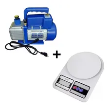 Kit Bomba De Vácuo Vix 1 Estágio 3,6cfm + Balança 10 Kg 110v/220v Foto mini 1