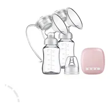 Kit Bomba Tirar Leite Materno Bebe Extração Eletrica Dupla Foto mini 1