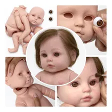 Kit Boneca Reborn Molde Corpinho Silicone Menina Valentina Foto mini 1