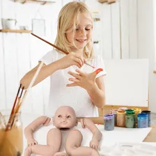 Kit Boneca Reborn Molde Corpinho Silicone Menina Valentina Foto mini 4