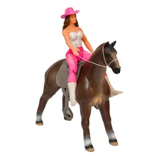 Kit Boneca Vaqueira Com Cavalo - Db Play Foto mini 2