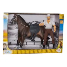 Kit Boneco Cowboy Com Cavalo - Db Play Foto mini 2