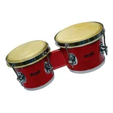 Kit Bongô Vermelho Torelli Tb010 6x7 Com Pedestal E Capa Foto mini  3