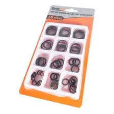 Kit Borracha De Vedação Oring - Multiuso - 50 Peças Cor Preto Foto mini  3