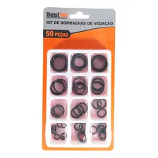Kit Borracha De Vedação Oring - Multiuso - 50 Peças Cor Preto Foto mini  2
