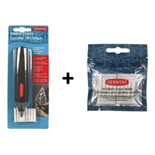Kit Borracha Eletrica Para Desenho Derwent+8 Refis+30 Refis Foto mini 1