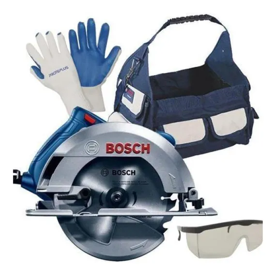 Kit Bosch Serra Circular Gks 150 127v + Bolsa + Foto 1