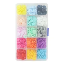 Kit Botões Pressão Coração Tic Tac Sortidos Box 150 Botões Foto mini 3