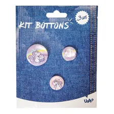 Kit Bottons - Unic贸rnio Uatt Foto mini 1