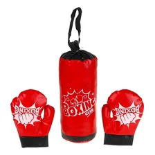 Kit Boxe Infantil Saco Pancada Com Par De Luvas Cor Sortidos Foto mini 4