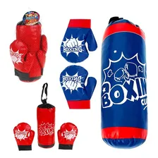 Kit Boxe Infantil Saco Pancada Com Par De Luvas Cor Sortidos Foto  mini 1