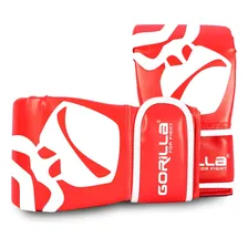 Kit Boxe Saco Pancada 120 Cm Cheio + Luvas Adultas + Suporte Cor Vermelho Foto mini 2